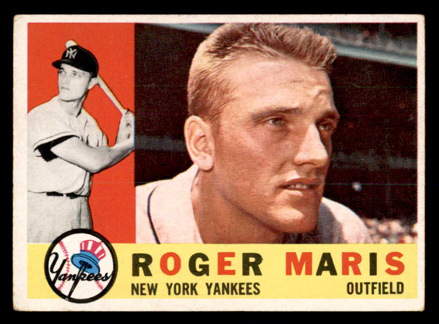 1960 Topps Baseball #377 Roger Maris Yankees VG 540238