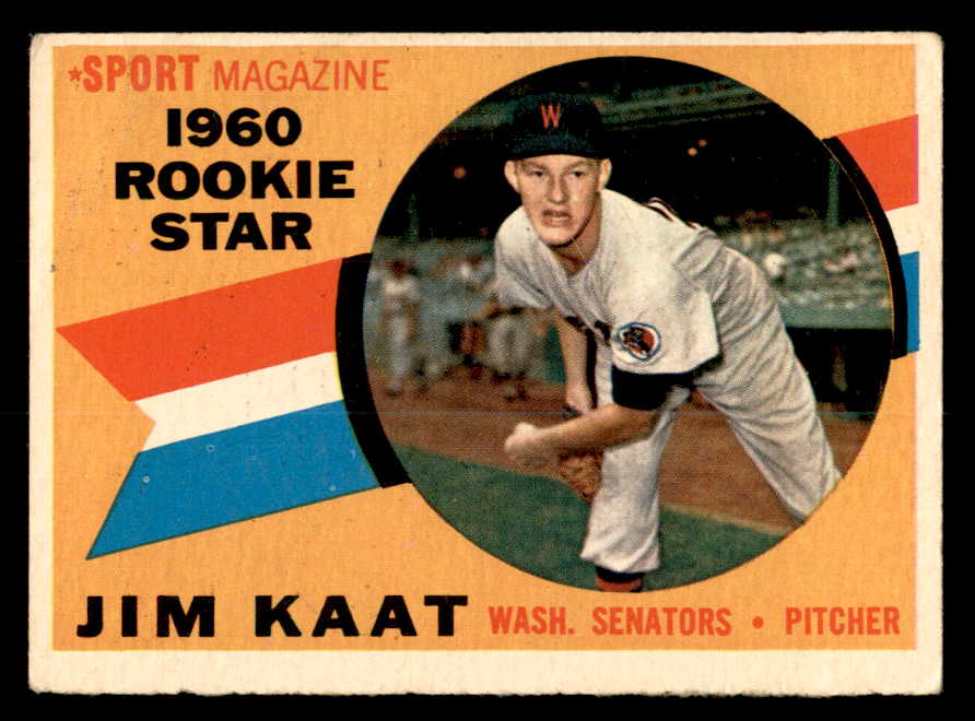 1960 Topps Baseball #136 Jim Kaat Senators VG 540241