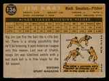 1960 Topps Baseball #136 Jim Kaat Senators VG 540241