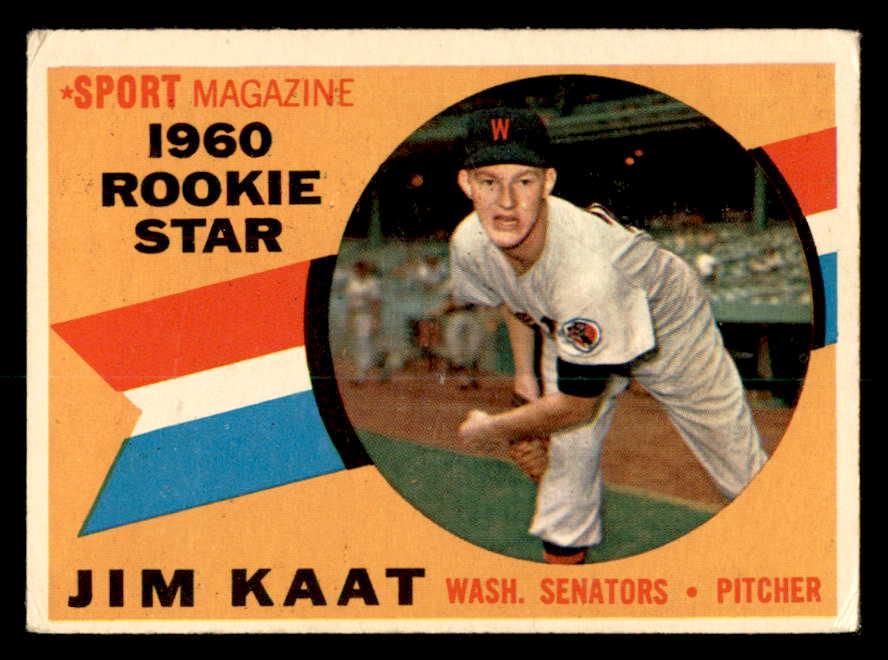 1960 Topps Baseball #136 Jim Kaat Senators VG-EX 540242