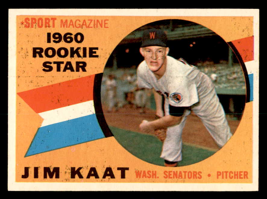 1960 Topps Baseball #136 Jim Kaat Senators EX-MT 540243
