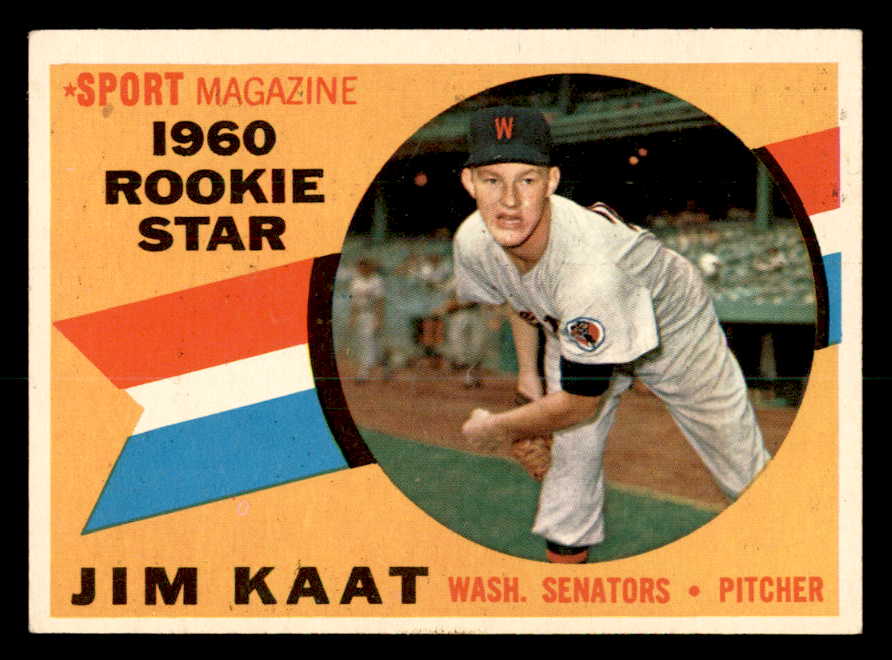 1960 Topps Baseball #136 Jim Kaat Senators EX-MT 540244