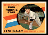 1960 Topps Baseball #136 Jim Kaat Senators EX-MT 540244
