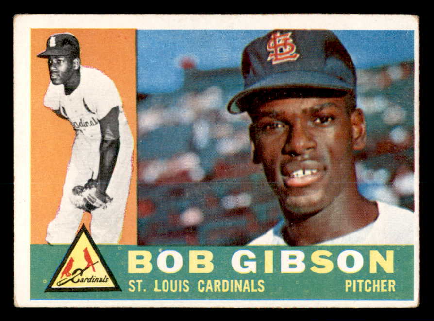 1960 Topps Baseball #073 Bob Gibson Cardinals VG 540245