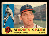 1960 Topps Baseball #445 Warren Spahn Braves FR-GD 540251