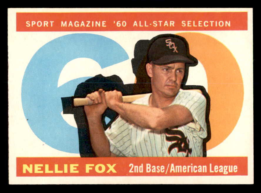 1960 Topps Baseball #555 Nellie Fox A.S. White Sox EX-MT 540254