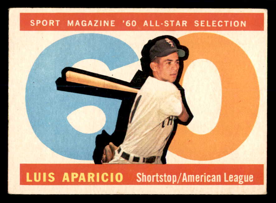 1960 Topps Baseball #559 Luis Aparicio A.S. White Sox EX 540255