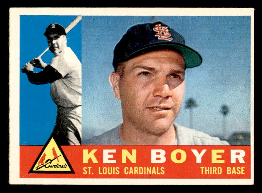 1960 Topps Baseball #485 Ken Boyer Cardinals EX-MT 540257