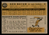 1960 Topps Baseball #485 Ken Boyer Cardinals EX-MT 540257