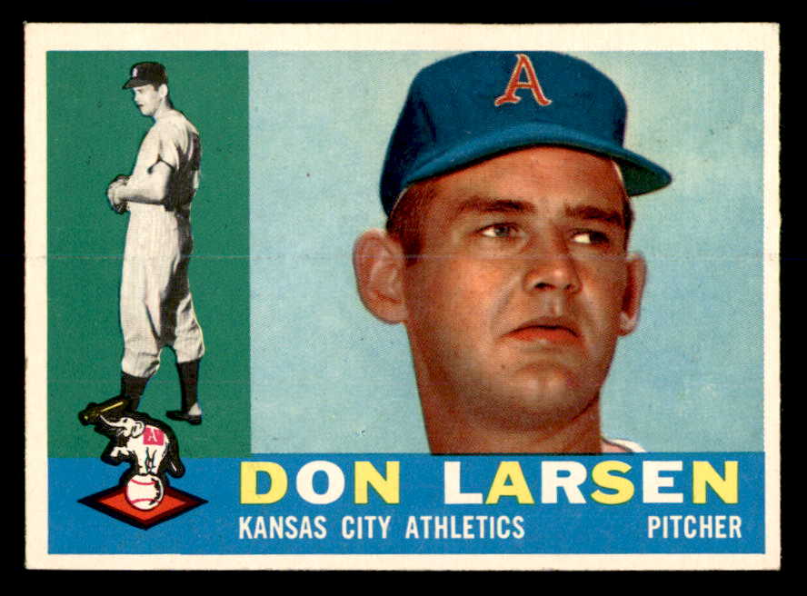 1960 Topps Baseball #353 Don Larsen A's EX-MT 540259