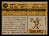 1960 Topps Baseball #353 Don Larsen A's EX-MT 540259