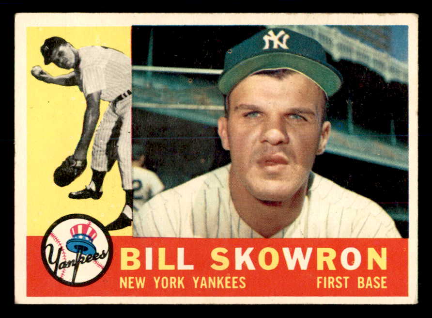 1960 Topps Baseball #370 Bill Skowron Yankees EX 540262