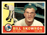1960 Topps Baseball #370 Bill Skowron Yankees EX 540262
