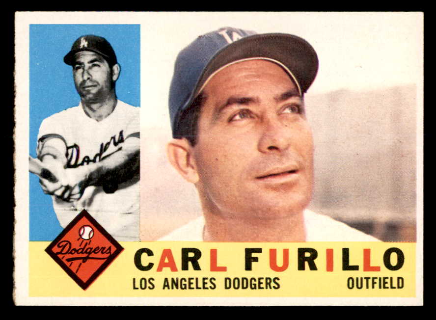 1960 Topps Baseball #408 Carl Furillo Dodgers EX-MT 540263