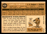 1960 Topps Baseball #408 Carl Furillo Dodgers EX-MT 540263