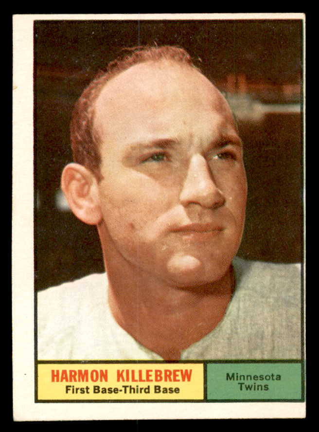 1961 Topps Baseball #080 Harmon Killebrew Twins VG-EX 540271