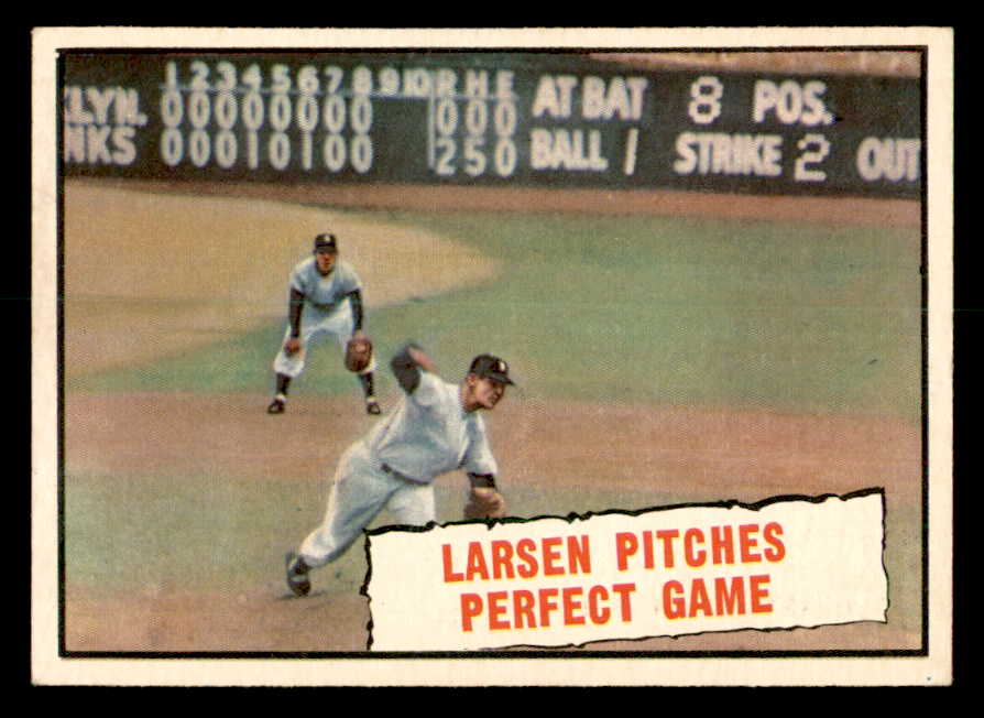 1961 Topps Baseball #402 Don Larsen IA Yankees EX-MT 540274