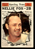 1961 Topps Baseball #570 Nellie Fox A.S. White Sox EX 540282