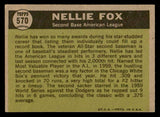 1961 Topps Baseball #570 Nellie Fox A.S. White Sox EX 540282