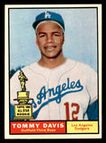 1961 Topps Baseball #168 Tommy Davis Dodgers EX-MT 540284