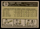 1961 Topps Baseball #168 Tommy Davis Dodgers EX-MT 540284