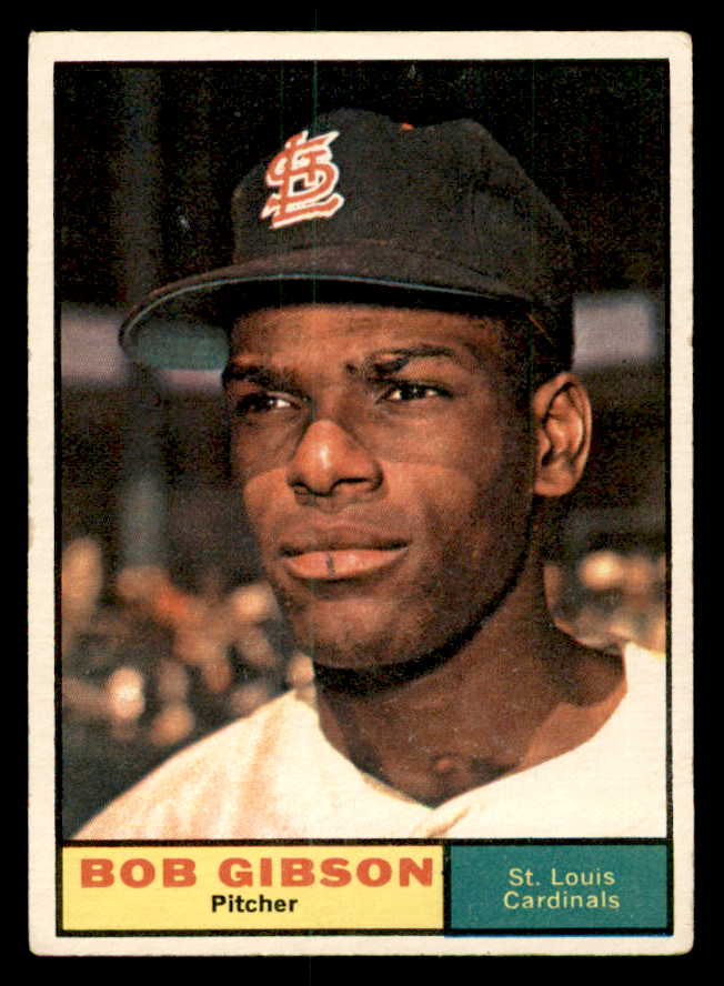 1961 Topps Baseball #211 Bob Gibson Cardinals VG-EX 540286