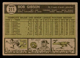 1961 Topps Baseball #211 Bob Gibson Cardinals VG-EX 540286