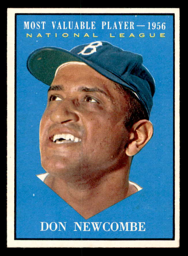 1961 Topps Baseball #483 Don Newcombe MVP Dodgers EX-MT 540289