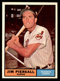1961 Topps Baseball #345 Jimmy Piersall Indians EX+/EX-MT 540291