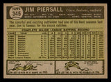 1961 Topps Baseball #345 Jimmy Piersall Indians EX+/EX-MT 540291