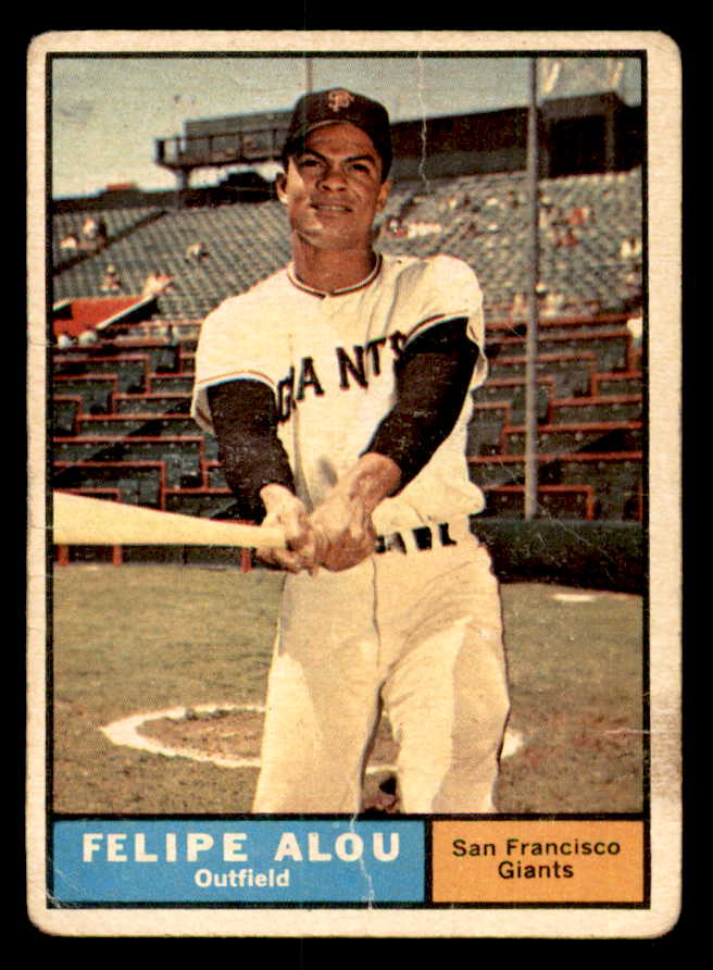 1961 Topps Baseball #565 Felipe Alou Giants FR-GD 540298