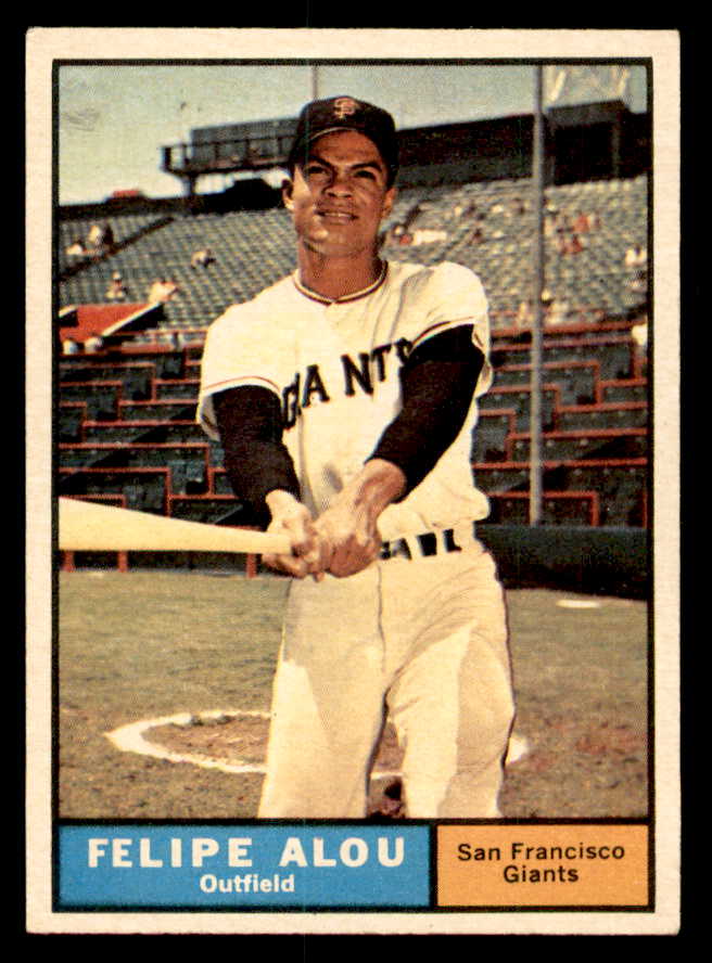 1961 Topps Baseball #565 Felipe Alou Giants EX 540299