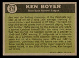 1961 Topps Baseball #573 Ken Boyer A.S. Cardinals NR-MT 540304