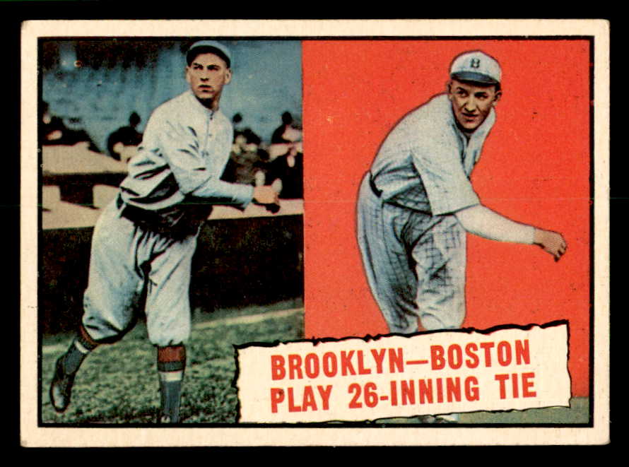 1961 Topps Baseball #403 Brooklyn Boston EX 540308