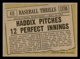 1961 Topps Baseball #410 Harvey Haddix IA Pirates EX 540310