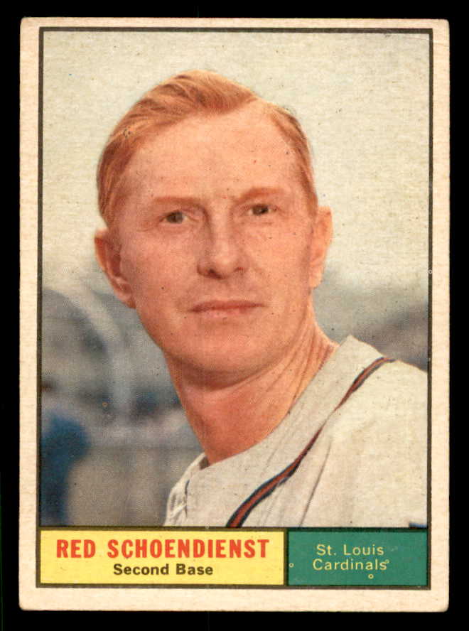 1961 Topps Baseball #505 Red Schoendienst Cardinals VG-EX 540311