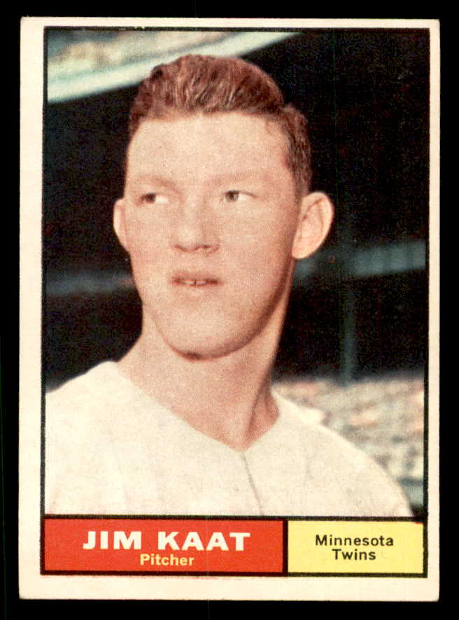 1961 Topps Baseball #063 Jim Kaat Twins EX-MT 540312