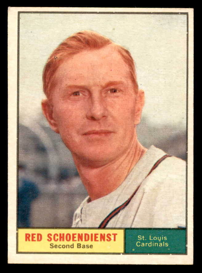 1961 Topps Baseball #505 Red Schoendienst Cardinals EX-MT 540315