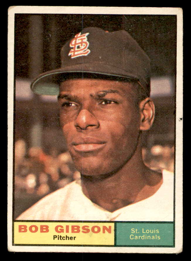 1961 Topps Baseball #211 Bob Gibson Cardinals VG 540321