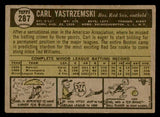 1961 Topps Baseball #287 Carl Yastrzemski Red Sox GD-VG 540323