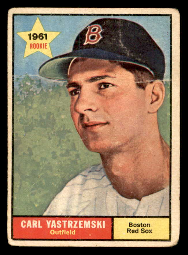 1961 Topps Baseball #287 Carl Yastrzemski Red Sox GD-VG 540324