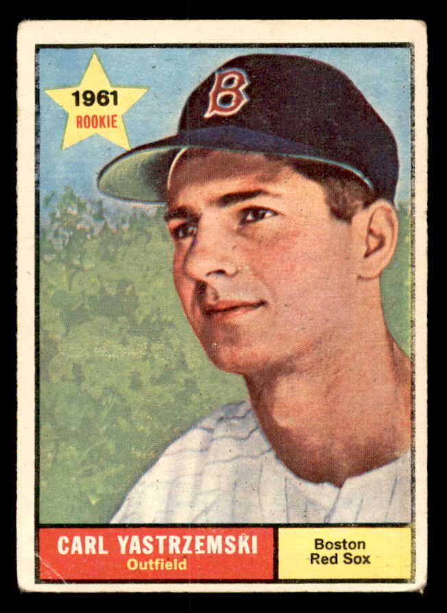 1961 Topps Baseball #287 Carl Yastrzemski Red Sox VG 540326