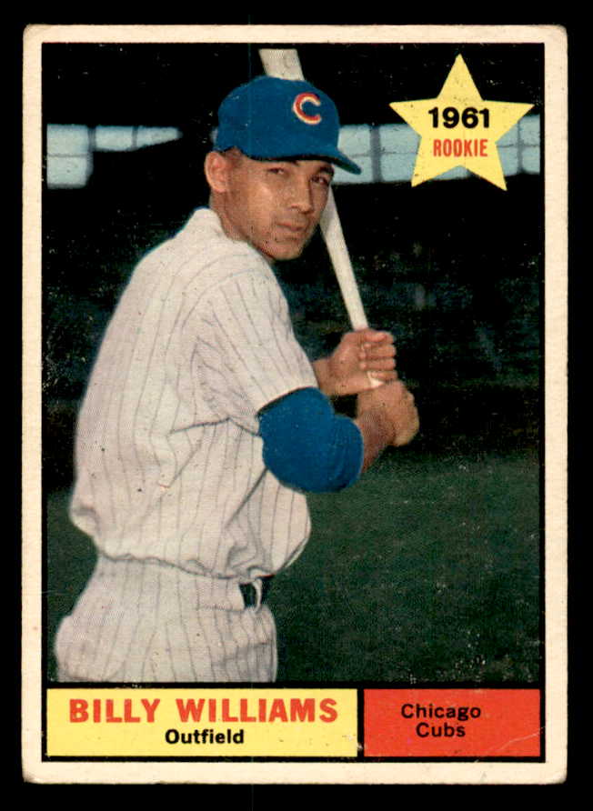 1961 Topps Baseball #141 Billy Williams Cubs VG 540328
