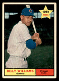 1961 Topps Baseball #141 Billy Williams Cubs VG 540328