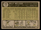 1961 Topps Baseball #141 Billy Williams Cubs VG 540328