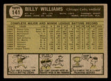 1961 Topps Baseball #141 Billy Williams Cubs VG-EX 540329