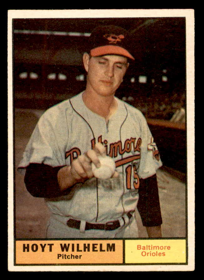 1961 Topps Baseball #545 Hoyt Wilhelm Orioles EX+/EX-MT 540333