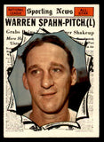 1961 Topps Baseball #589 Warren Spahn A.S. Braves GD-VG 540334