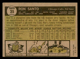 1961 Topps Baseball #035 Ron Santo Cubs EX 540346