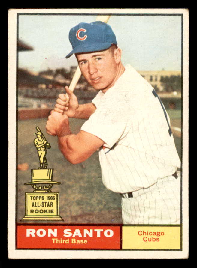 1961 Topps Baseball #035 Ron Santo Cubs VG-EX 540350